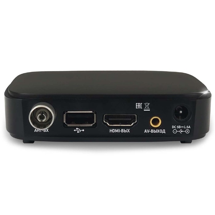 Приставка для цифрового ТВ BarTon TA-561, FullHD, DVB-T2, HDMI, USB, чёрная