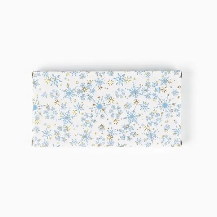 Коробка для шоколада &laquo;Снежинки&raquo;, 17 х 8.5 х 1.5 см