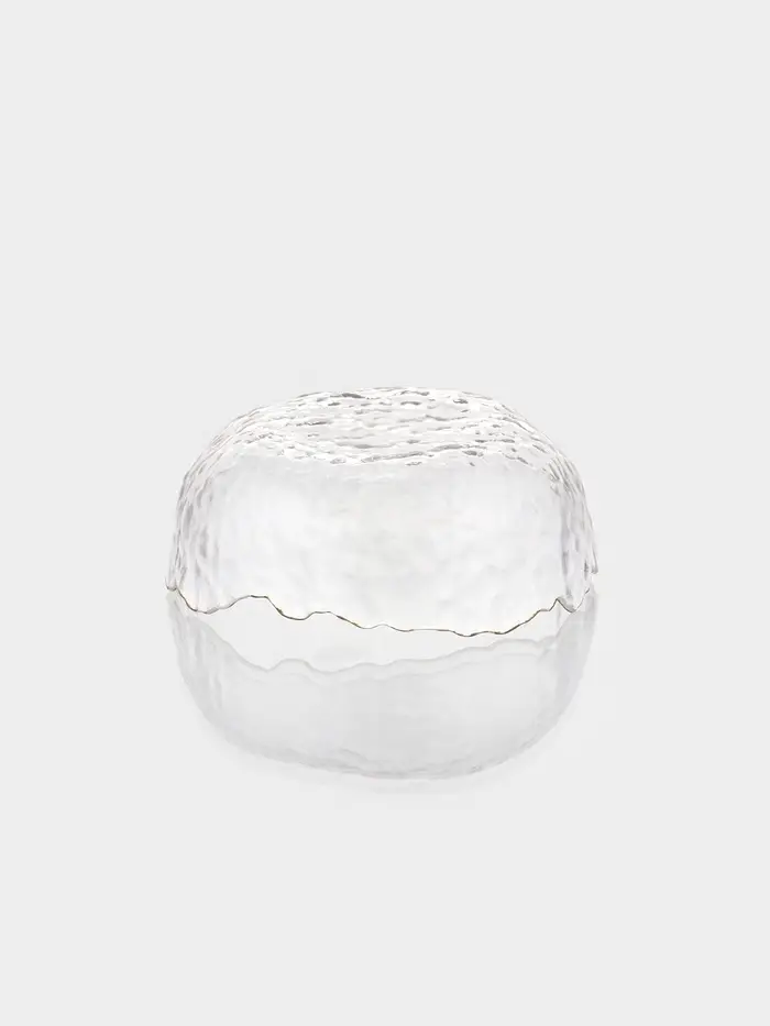 Набор салатников "Вулкан" 3 шт, золотой обод, 20х8 см