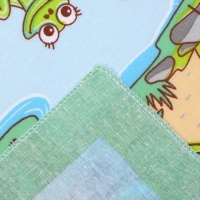 Набор носовых платков Крошка Я "Крокодил" 30*30 см-12 шт, 100% хлопок