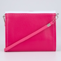 Сумка детская «Единорог», отдел на клапане, цвет белый/розовый, 15х4х12 см Сумка детская «Единорог», отдел на клапане, цвет белый/розовый, 15х4х12 см