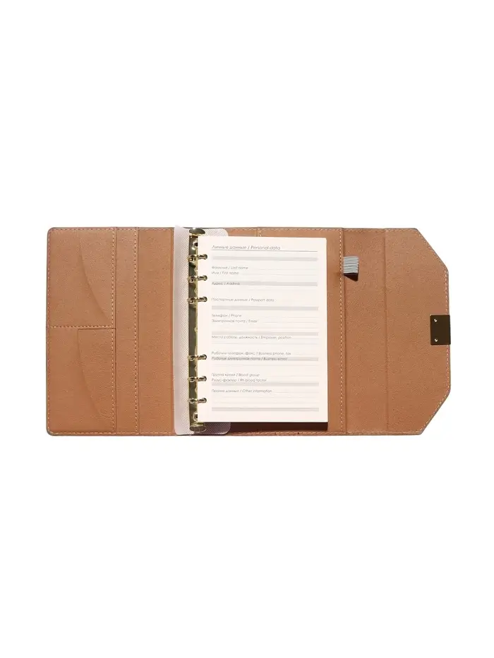 Органайзер на кольцах, C6, с клапаном, 80л, линия, к/зам, Зеленый