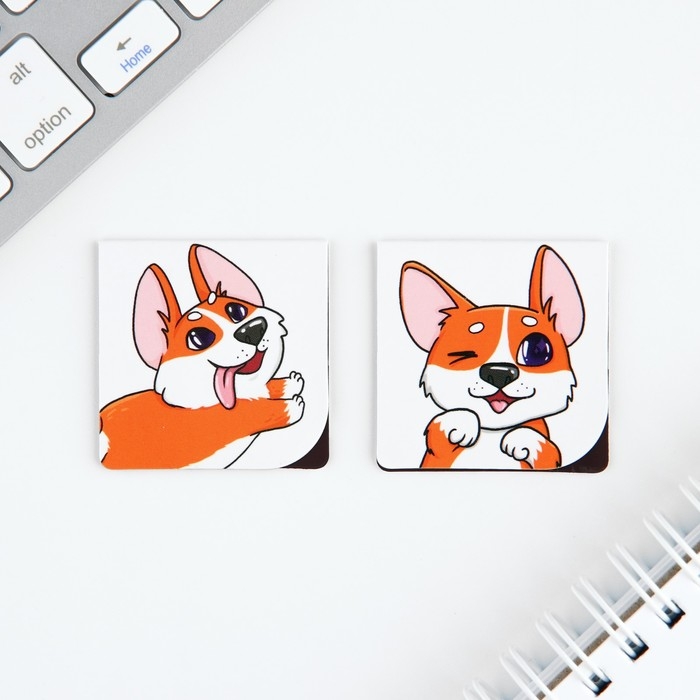 Подарочный набор блокнот А6, 32 листа, наклейки, магнитные закладки &laquo;Для тех, у кого лапки&raquo;