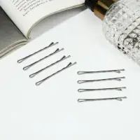 Невидимки для волос &laquo;Классика&raquo;, набор 20 шт., рельеф, 5 см, блеск