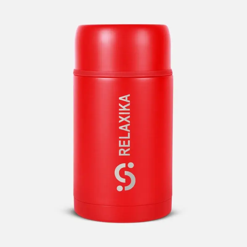 Термос для еды Relaxika 1000, красный