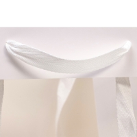 Пакет подарочный с окном, белый, 50 х 30 х 25 см