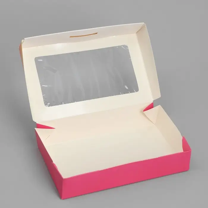 Кондитерская упаковка, коробка с ламинацией &laquo;Мазки&raquo;, 20 х 12 х 4 см