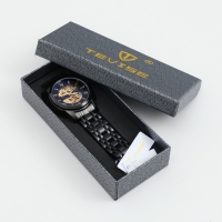 Часы наручные механические мужские, d-4.1 см, 3 АТМ, светящиеся, черные Часы наручные механические мужские, d-4.1 см, 3 АТМ, светящиеся, черные