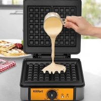 Вафельница электрическая для венских вафель КТ-1694