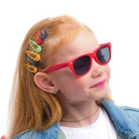 Очки солнцезащитные детские OneSun, uv 400, пружина, 12.7 х 2.6 х 4 см, линза 4 х 5.4 см