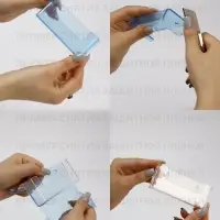 Подставка под серьги 4&times;4&times;6.5 см, оргстекло 1.5 мм, В ЗАЩИТНОЙ ПЛЁНКЕ