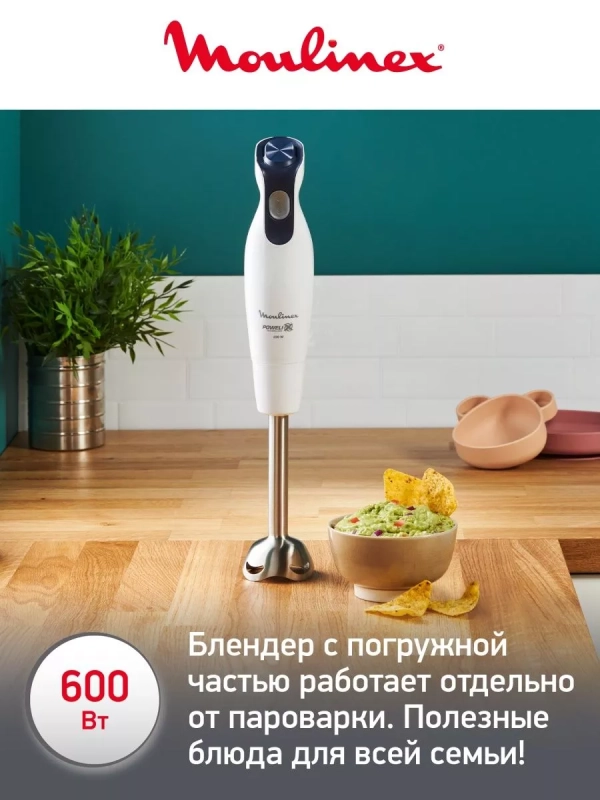 Погружной блендер-пароварка Yummy Gourmet DD55W110, 600 Вт