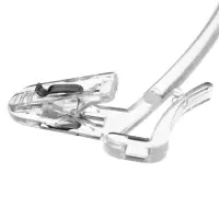 Вешалка для брюк и юбок 28&times;11,5 см (фасовка 10 шт.), цвет прозрачный