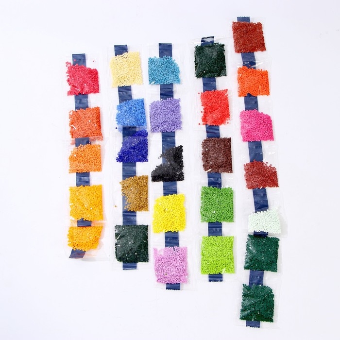 Алмазная мозаика с полным заполнением на подрамнике &laquo;Яркий лев&raquo;, 40 &times; 50 см