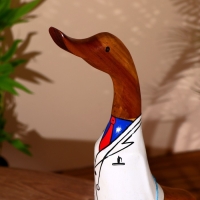 Сувенир "Утка-доктор" дерево 45 см