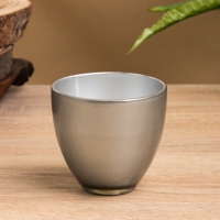 Свеча ароматическая в стеклянном подсвечнике 85 гр, жимолость