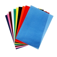 Набор бумаги бархатной А4, 10 листов, 10 цветов, плотность 110г/м2