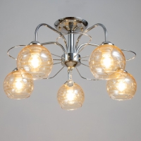 Люстра "Анрия" 5хЕ27 40Вт хром 59х59х30 см BayerLux