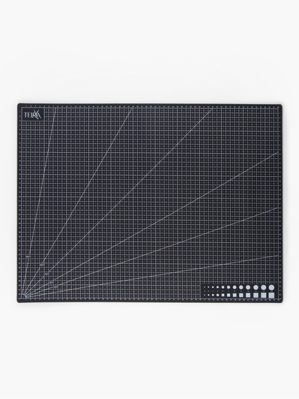 Мат для резки, пятислойный, 60 × 45 см, А2, цвет чёрный Мат для резки, пятислойный, 60 × 45 см, А2, цвет чёрный