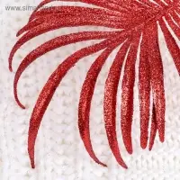 Декор блеск &laquo;Листья пальма&raquo;, h=20 см, МИКС