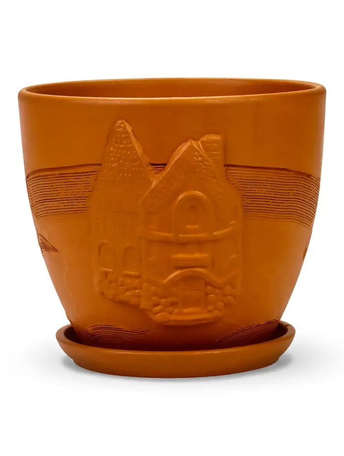 Набор горшков цветочный поддоном 4 шт 0,6 / 1,4 / 2,5 / 5 л керамика терр-т Галандия