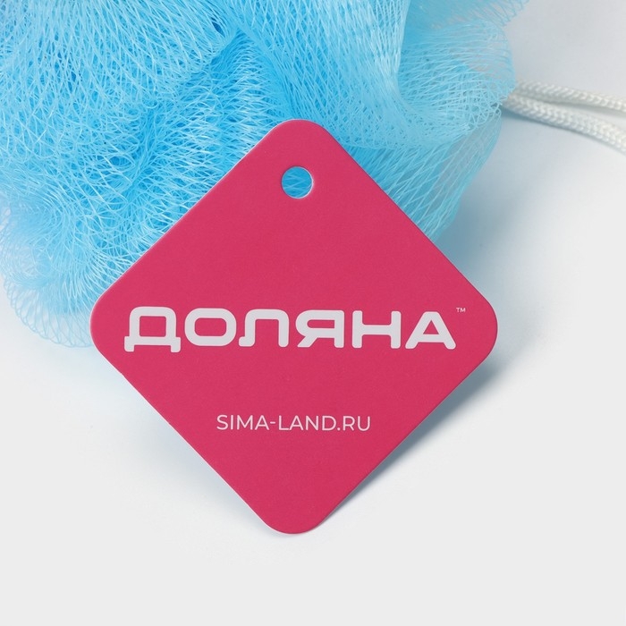 Мочалка детская с мягкой игрушкой Доляна &laquo;Зверята&raquo;, 20 гр, игрушка и цвет МИКС