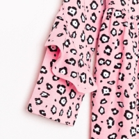 Платье для девочки, цвет розовый/леопард, рост 98 см Платье для девочки, цвет розовый/леопард, рост 98 см