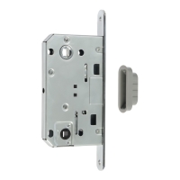 Защелка врезная магнитная LOCKLAND ZLK5CP, цвет хром, м/о 96 мм.