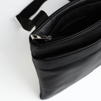 Сумка мужская через плечо TEXTURA, искусственная кожа, цвет чёрный Сумка мужская через плечо TEXTURA, искусственная кожа, цвет чёрный