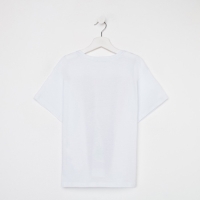 Футболка для девочки KAFTAN "Selfie", рост 134-140, цвет белый