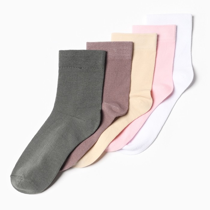 Набор женских носков KAFTAN "Ты прекрасна&ldquo; 5 пар, р. 36-39 (23-25 см)