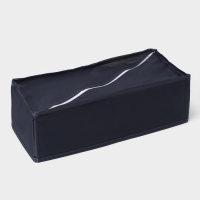 Органайзер для хранения белья LaDо́m, 6 ячеек, 34&times;15&times;10 см, цвет графитовый