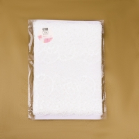 Кружевная эластичная ткань, 180 мм &times; 2,7 &plusmn; 0,5 м, цвет белый