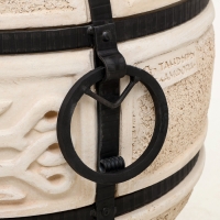 Тандыр "Поручик" h-123, d-60, 137,5 кг, 10 шампуров, кочерга, совок, поворотная крыша