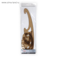 Набор лекал №3, 3 штуки, пластиковый, коричневый тонированный Набор лекал №3, 3 штуки, пластиковый, коричневый тонированный