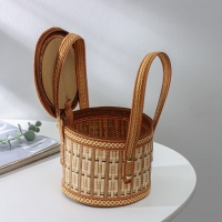 Корзина для хранения Доляна Nature, 14&times;14&times;13, бамбук