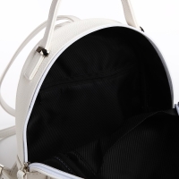 Рюкзак городской TEXTURA из экокожи на молнии, наружный карман, цвет бежевый