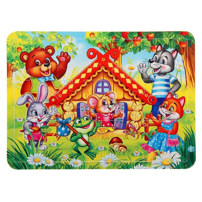 Макси-Пазл &laquo;Теремок&raquo;,12 элементов