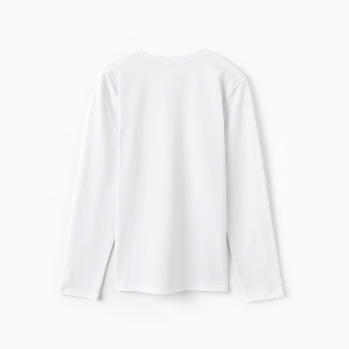 Джемпер (лонгслив) мужской MINAKU: Basic line MAN цвет белый ,размер 44 Джемпер (лонгслив) мужской MINAKU: Basic line MAN цвет белый ,размер 44