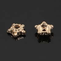 Шапочки для бусин «Звездочки» (набор 30 шт.) 0,5×0,5×0,2 см, цвет золото Шапочки для бусин «Звездочки» (набор 30 шт.) 0,5×0,5×0,2 см, цвет золото