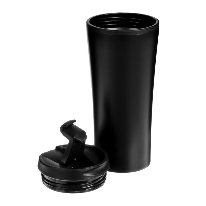 Термокружка, 450 мл, For you, сохраняет тепло 2 ч, 8 х 19 см, чёрная