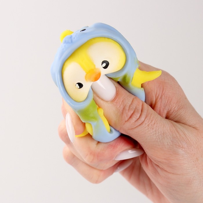 Антистресс сквиш мялка &laquo;Зверята в костюмах&raquo;, в пакете, с пастой