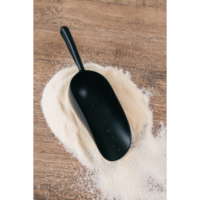 Совок Magistro Alum black, 370 мл, 21,5 см, цвет чёрный Совок Magistro Alum black, 370 мл, 21,5 см, цвет чёрный