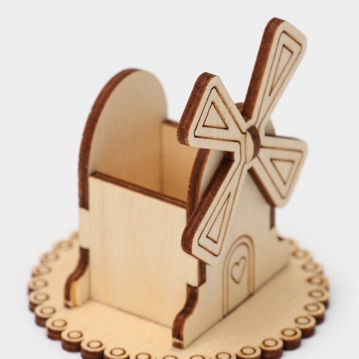 Подставка под зубочистки &laquo;Мельница&raquo;, 7&times;7&times;7 см