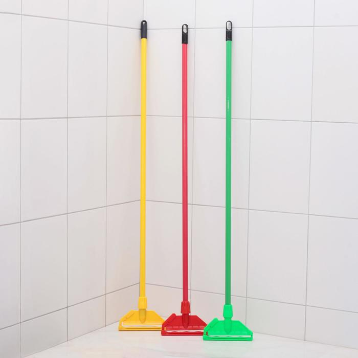 Тряпкодержатель Доляна, металл, 123&times;19 см, цвет МИКС