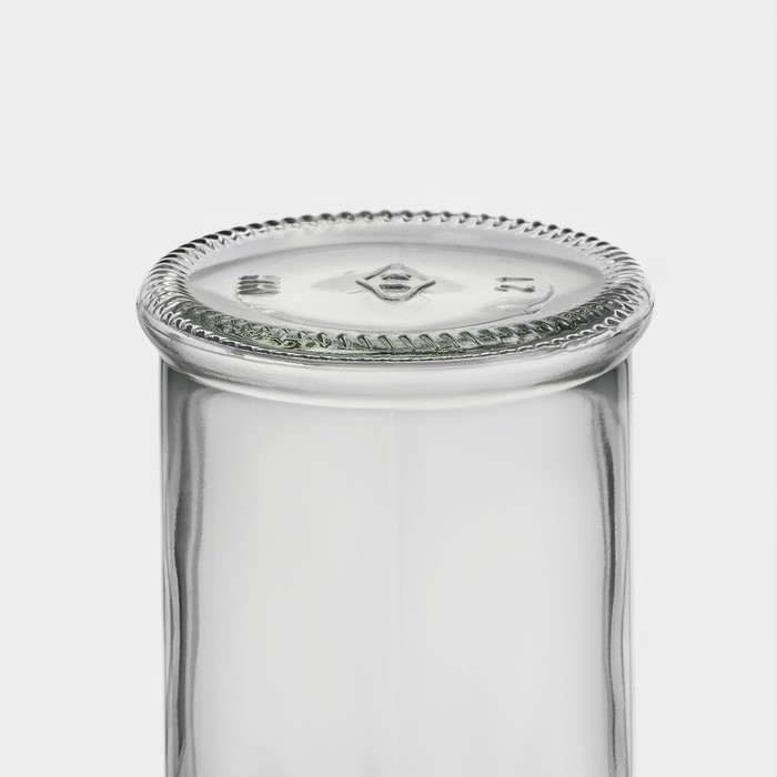 Банка стеклянная для хранения сыпучих продуктов Доляна &laquo;Стелла&raquo;, 150 мл, 6&times;11,5 см