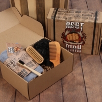 Набор подарочный Этель Best man полотенце и аксс (5 предм) Набор подарочный Этель Best man полотенце и аксс (5 предм)