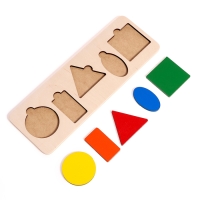 Рамка-вкладыш &laquo;Простая геометрия&raquo; 5 деталей, 28 &times; 9,5 &times; 0,8 cм