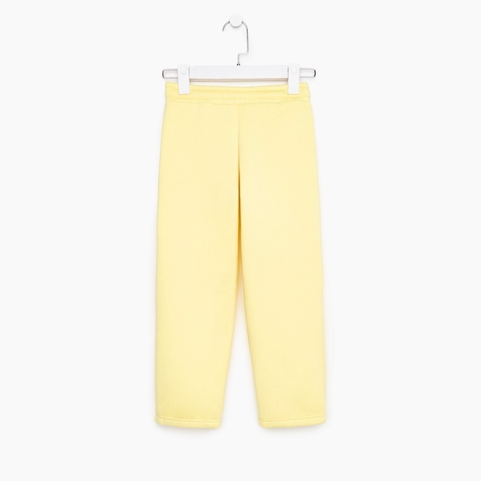 Костюм детский (худи, брюки) MINAKU: Basic Line KIDS, oversize, цвет жёлтый, рост 140