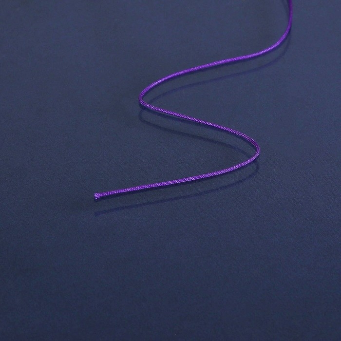 Шнур &laquo;Шамбала&raquo; длина 100 м, d=1 мм, цвет фиолетовый